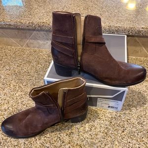 Women’s Dansko Cagney Burnished Suede Boot, brown, Size 41 EU (10.5-11 US)